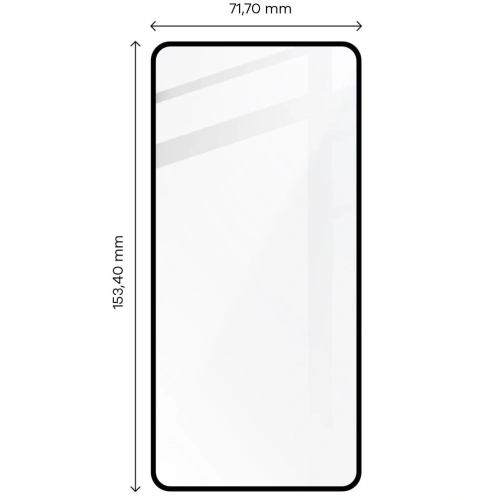 Szkło hartowane Bizon Glass Edge do Samsung Galaxy S22 Plus czarne