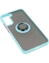 Hurtownia GSM - Bizon Case Hybrid Ring Samsung Galaxy S22 Plus fumuriu cu un cadru bleu deschis - BIZ7798 - {ean13} - Hurt