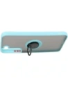 Hurtownia GSM - Bizon Case Hybrid Ring Samsung Galaxy S22 Plus fumuriu cu un cadru bleu deschis - BIZ7798 - {ean13} - Hurt