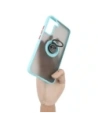Hurtownia GSM - Bizon Case Hybrid Ring Samsung Galaxy S22 Plus fumuriu cu un cadru bleu deschis - BIZ7798 - {ean13} - Hurt