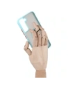 Hurtownia GSM - Bizon Case Hybrid Ring Samsung Galaxy S22 Plus füstös színű, világoskék kerettel - BIZ7798 - {ean13} - Hurt