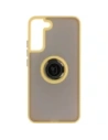 Wholesale Bizon Case Hybrid Ring Samsung Galaxy S22 Plus smoky with a yellow frame - BIZ7799 - {ean13} - Hurt