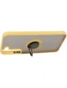 Wholesale Bizon Case Hybrid Ring Samsung Galaxy S22 Plus smoky with a yellow frame - BIZ7799 - {ean13} - Hurt