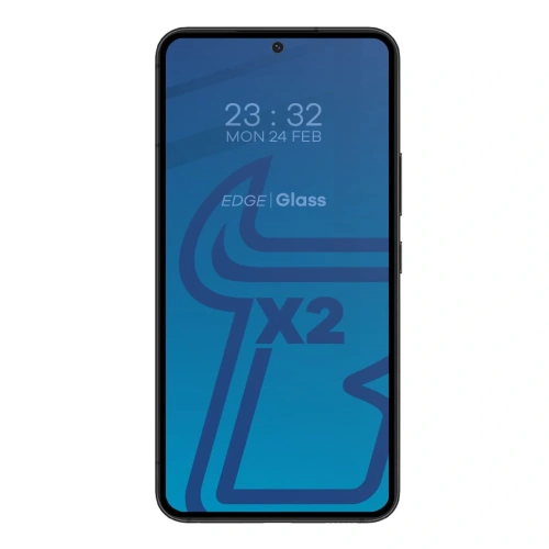 2x szkło hartowane Bizon Glass Edge + ochrona na obiektyw Samsung Galaxy S22 Plus