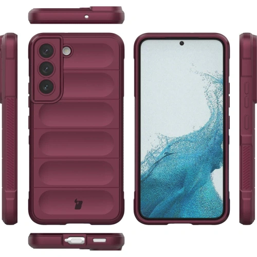 Pancerne etui Bizon Case Tur do Samsung Galaxy S22 Plus ciemnofioletowe