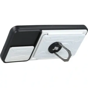 Hurtownia GSM - Etui Bizon Case Camshield Card Slot Ring do Samsung Galaxy S22 Plus białe - BIZ7807 - {ean13} - Hurt