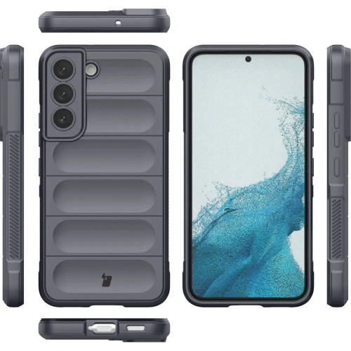 Pancerne etui Bizon Case Tur do Samsung Galaxy S22 Plus szare
