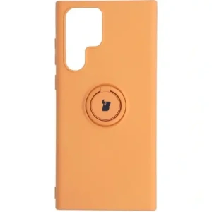 Hurtownia GSM - Etui Bizon Case Silicone Ring do Galaxy S22 Ultra, pomarańczowe - BIZ7811 - {ean13} - Hurt