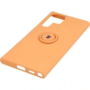 Hurtownia GSM - Etui Bizon Case Silicone Ring do Galaxy S22 Ultra, pomarańczowe - BIZ7811 - {ean13} - Hurt