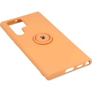 Hurtownia GSM - Etui Bizon Case Silicone Ring do Galaxy S22 Ultra, pomarańczowe - BIZ7811 - {ean13} - Hurt