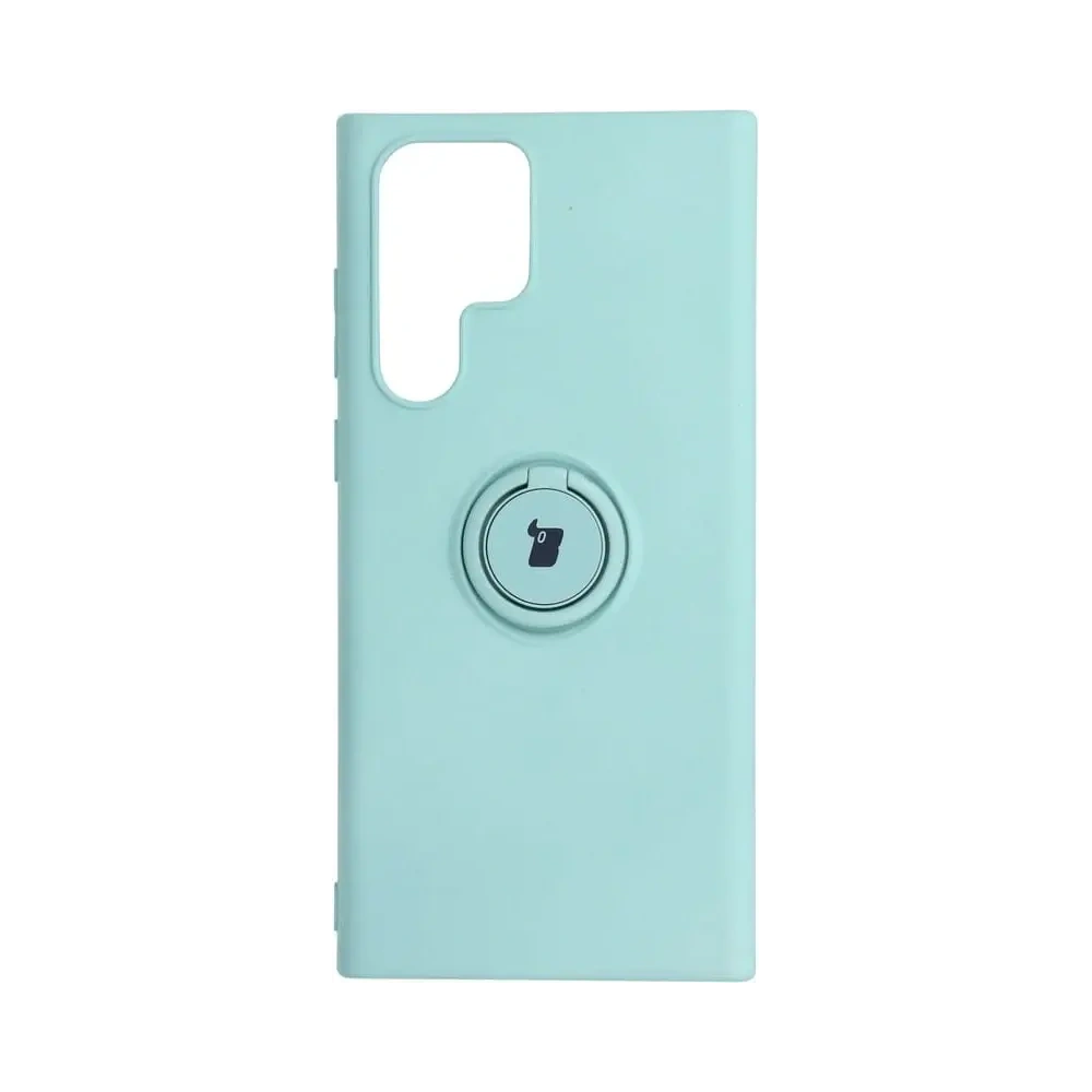Hurtownia GSM - Bizon Case Szilikon Gyűrű Samsung Galaxy S22 Ultra türkiz - BIZ7814 - {ean13} - Hurt