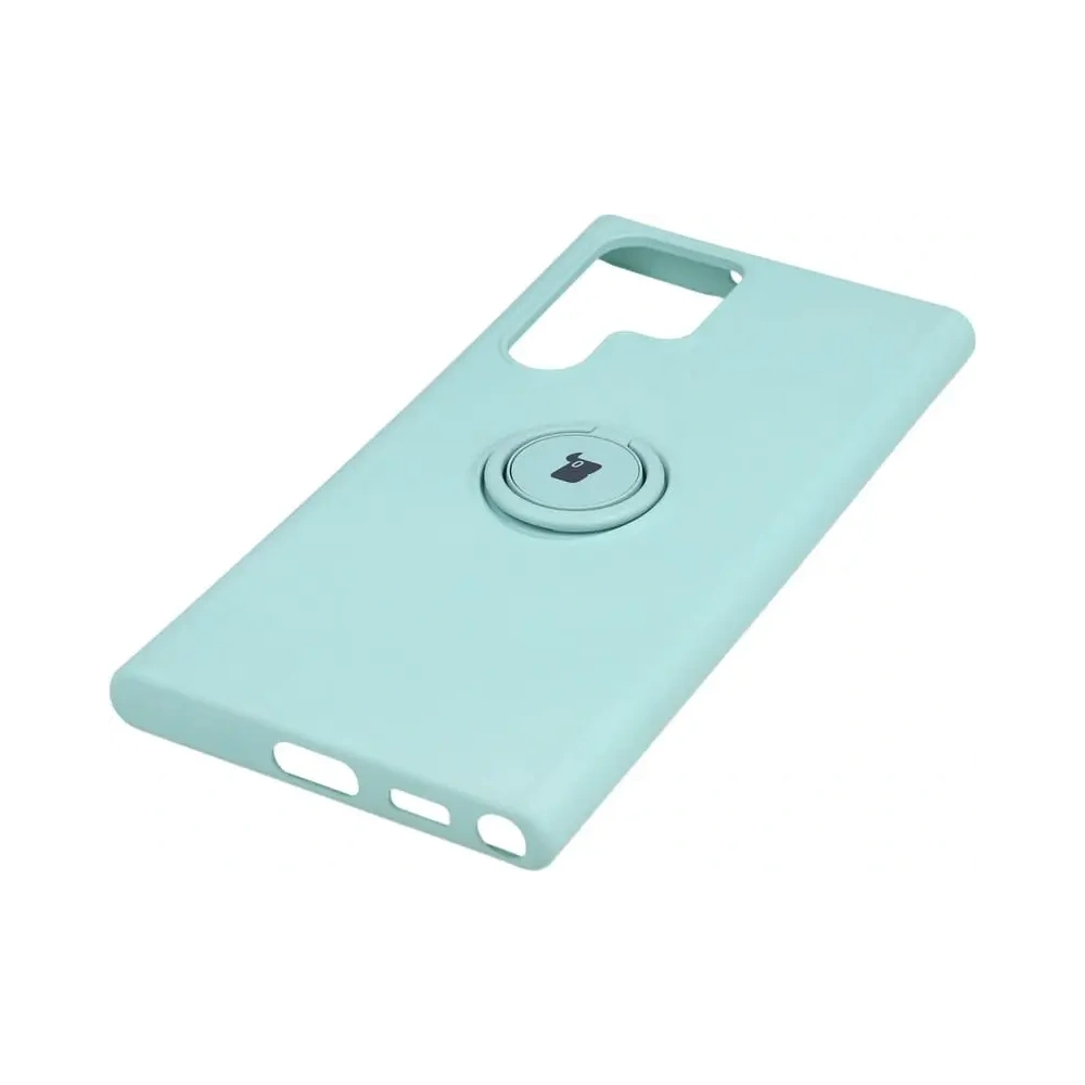 Wholesale Bizon Case Silicone Ring Samsung Galaxy S22 Ultra turquoise - BIZ7814 - {ean13} - Hurt
