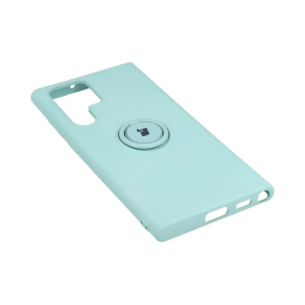 Hurtownia GSM - Bizon Case Szilikon Gyűrű Samsung Galaxy S22 Ultra türkiz - BIZ7814 - {ean13} - Hurt