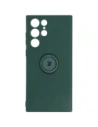 Bizon Case szilikon gyűrű Samsung Galaxy S22 Ultra sötétzöld