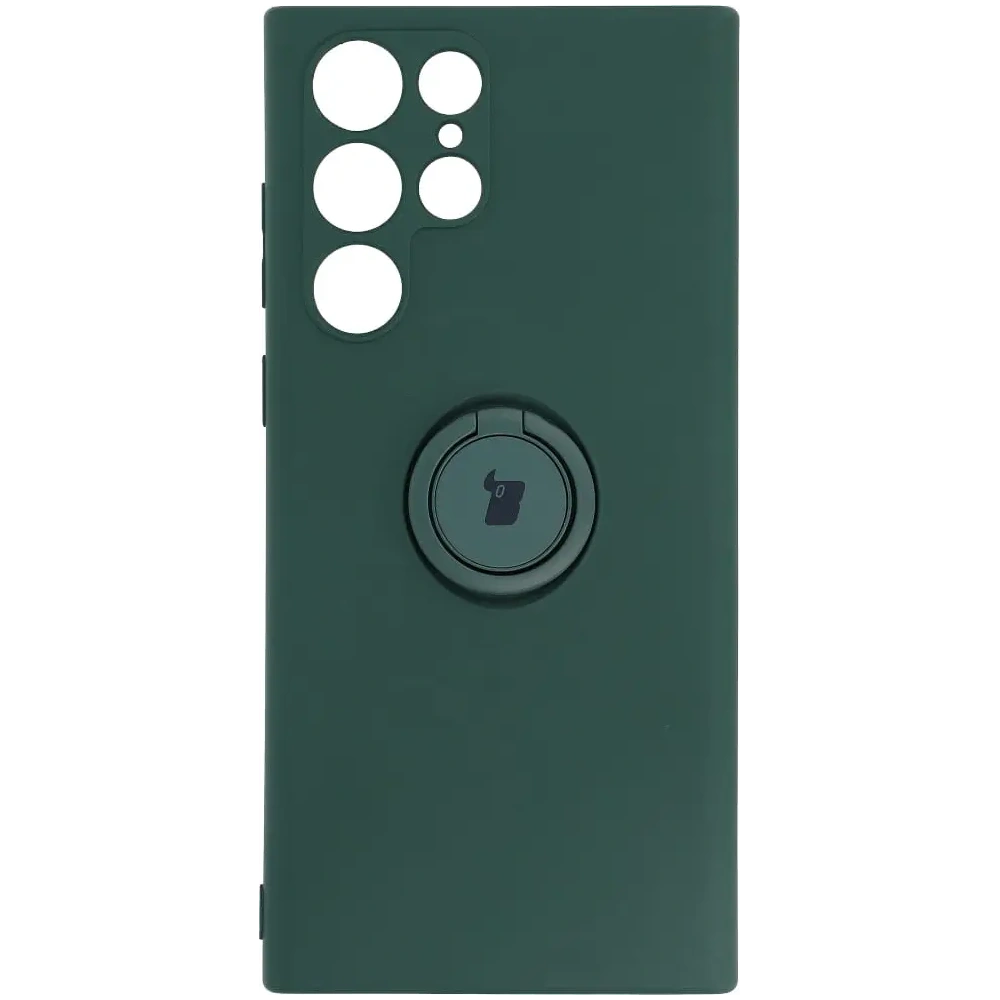Hurtownia GSM - Bizon Case szilikon gyűrű Samsung Galaxy S22 Ultra sötétzöld - BIZ7815 - {ean13} - Hurt