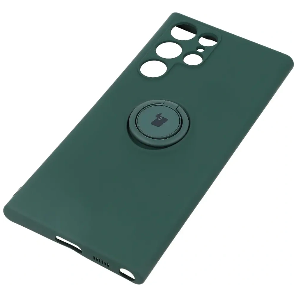 Hurtownia GSM - Bizon Case szilikon gyűrű Samsung Galaxy S22 Ultra sötétzöld - BIZ7815 - {ean13} - Hurt
