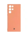 Bizon Case Silicone Samsung Galaxy S22 Ultra orange