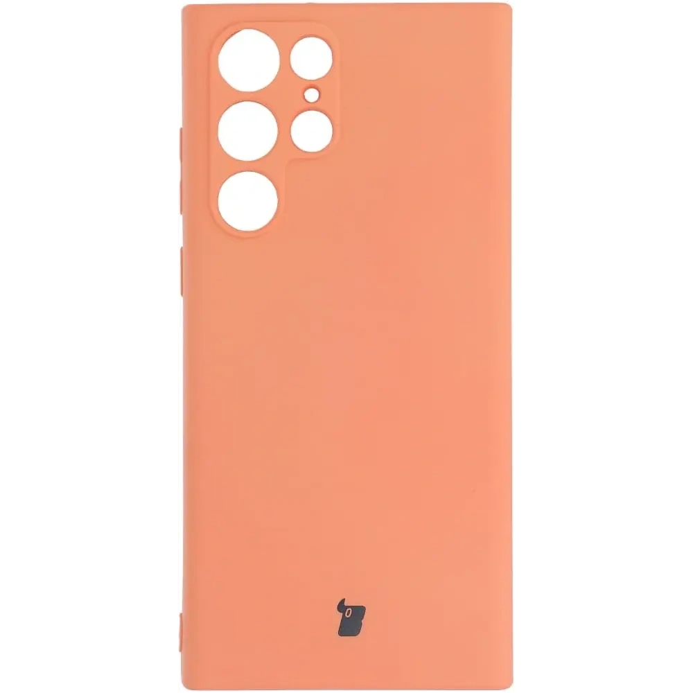 Wholesale Bizon Case Silicone Samsung Galaxy S22 Ultra orange - BIZ7817 - {ean13} - Hurt