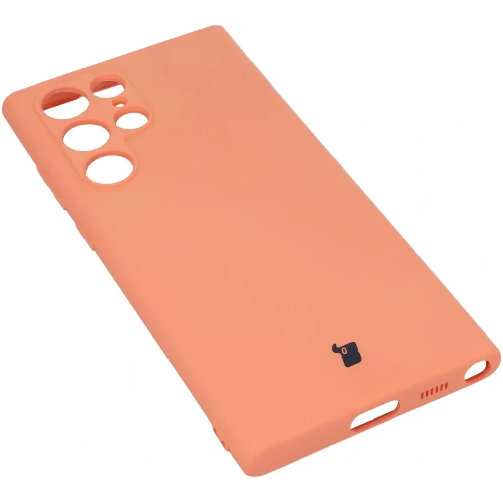 Wholesale Bizon Case Silicone Samsung Galaxy S22 Ultra orange - BIZ7817 - {ean13} - Hurt