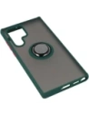 Wholesale Bizon Case Hybrid Ring Samsung Galaxy S22 Ultra smoky with a dark green frame - BIZ1642 - {ean13} - Hurt