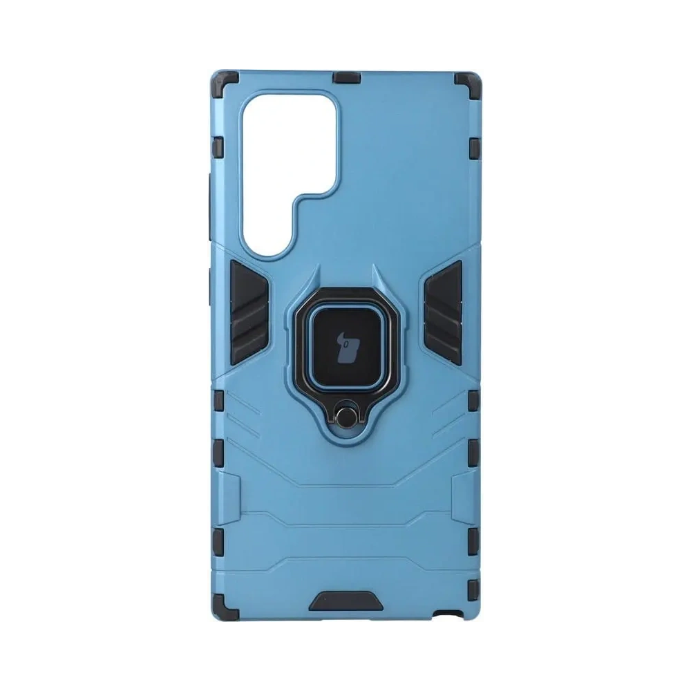 Wholesale Bizon Case Armor Ring Samsung Galaxy S22 Ultra blue - BIZ7818 - {ean13} - Hurt