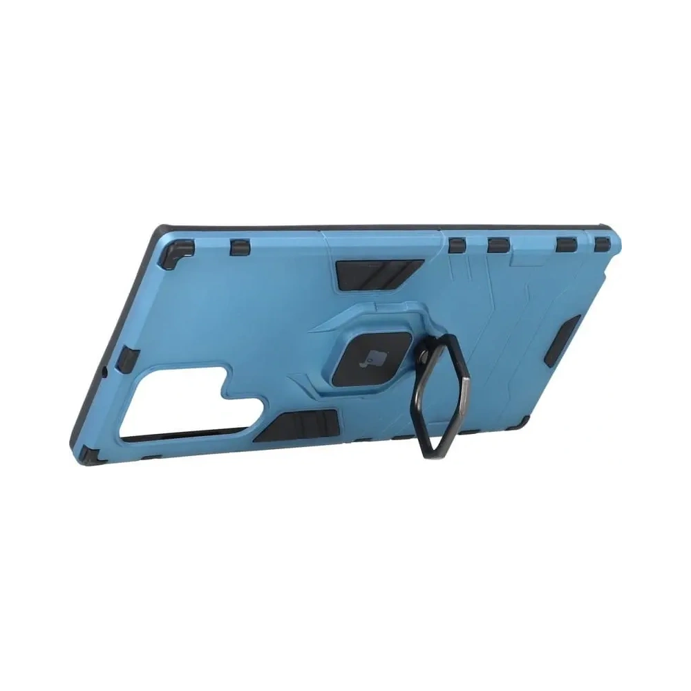 Wholesale Bizon Case Armor Ring Samsung Galaxy S22 Ultra blue - BIZ7818 - {ean13} - Hurt