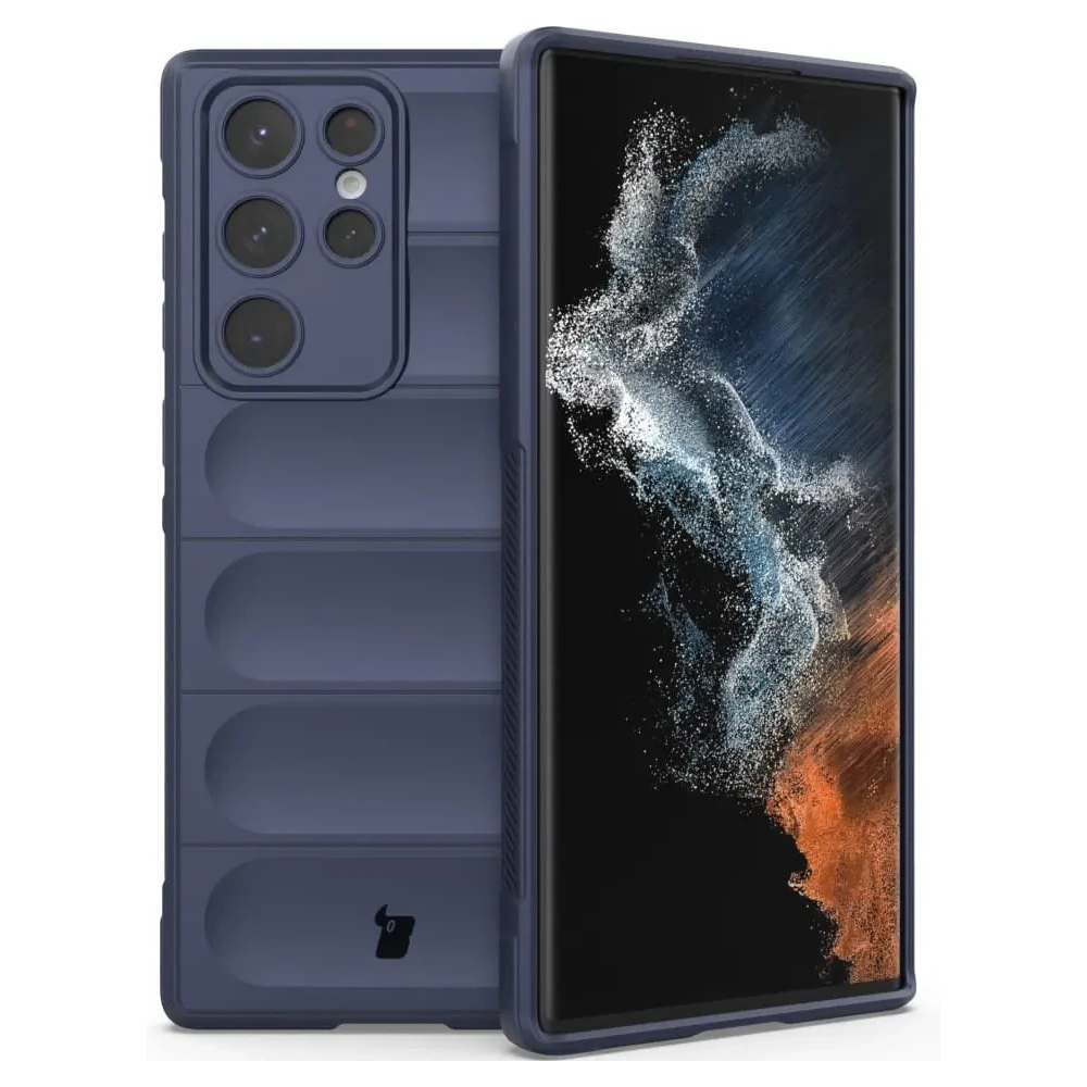 Hurtownia GSM - Pancerne etui Bizon Case Tur do Galaxy S22 Ultra, granatowe - BIZ7819 - {ean13} - Hurt