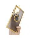 Wholesale Bizon Case Hybrid Ring Samsung Galaxy S22 Ultra smoky with a yellow frame - BIZ7820 - {ean13} - Hurt