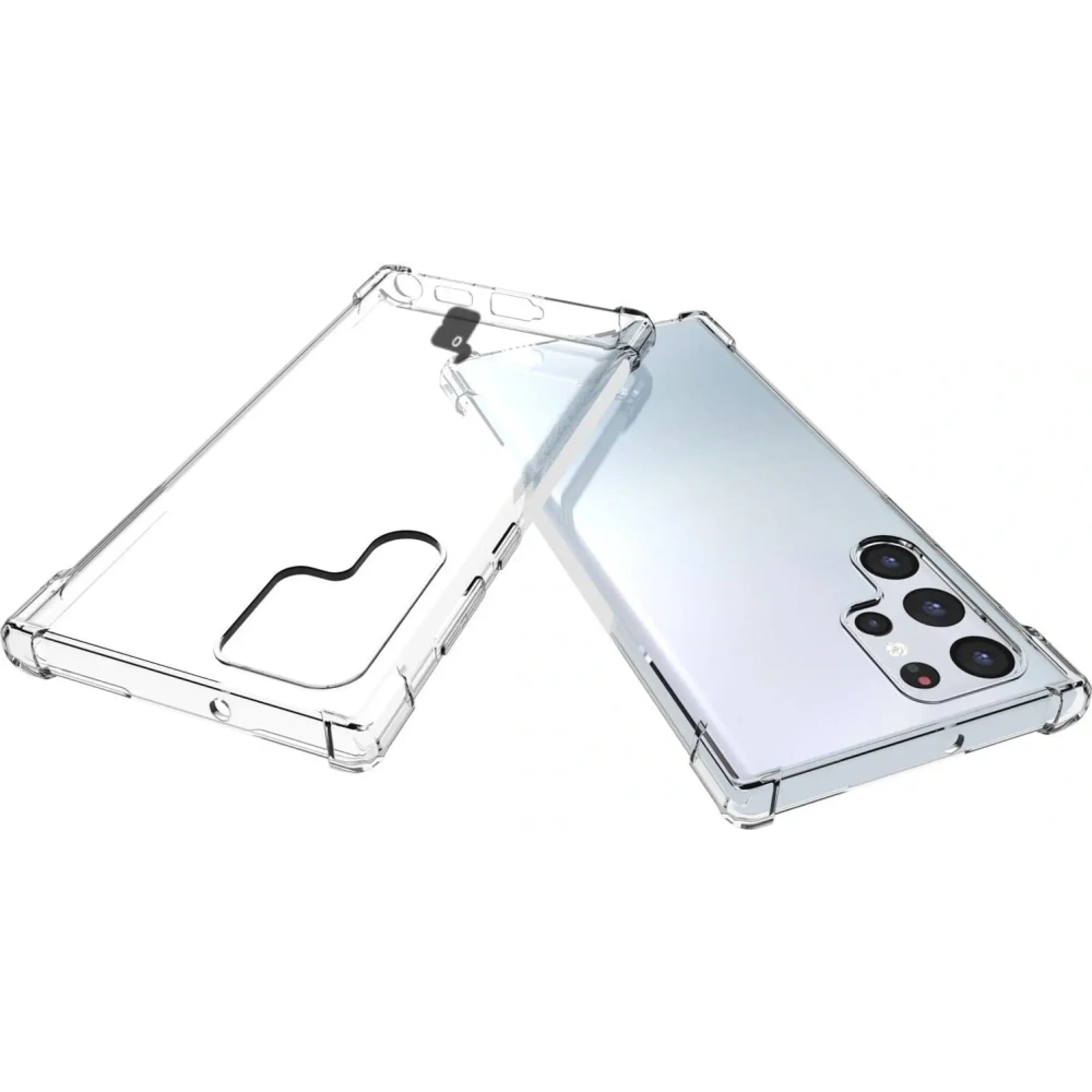 Wholesale Bizon Case Clear Pack case + 2x screen film + lens protector Samsung Galaxy S22 Ultra clear - BIZ1648 - {ean13} - Hurt
