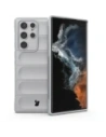 Pancerne etui Bizon Case Tur do Galaxy S22 Ultra, jasnoszare