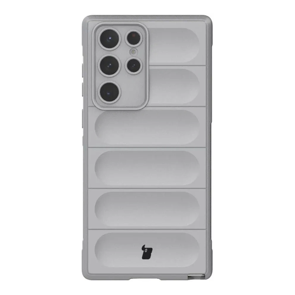 Hurtownia GSM - Pancerne etui Bizon Case Tur do Galaxy S22 Ultra, jasnoszare - BIZ7821 - {ean13} - Hurt