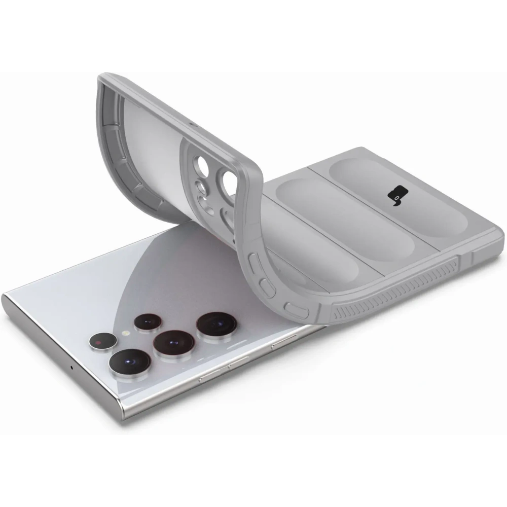 Hurtownia GSM - Pancerne etui Bizon Case Tur do Galaxy S22 Ultra, jasnoszare - BIZ7821 - {ean13} - Hurt