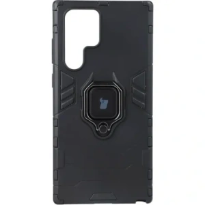 Hurtownia GSM - Etui Bizon Case Armor Ring do Galaxy S22 Ultra, czarne - BIZ7822 - {ean13} - Hurt