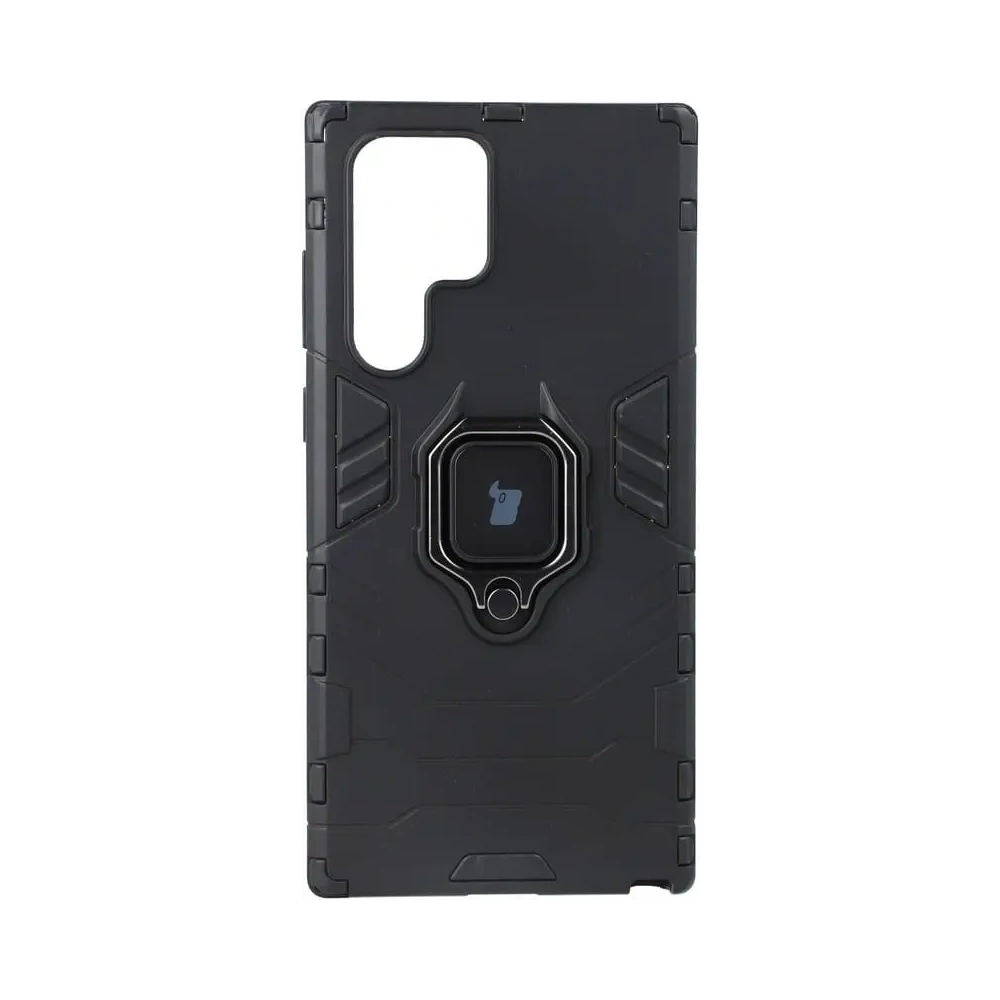 Hurtownia GSM - Etui Bizon Case Armor Ring do Galaxy S22 Ultra, czarne - BIZ7822 - {ean13} - Hurt