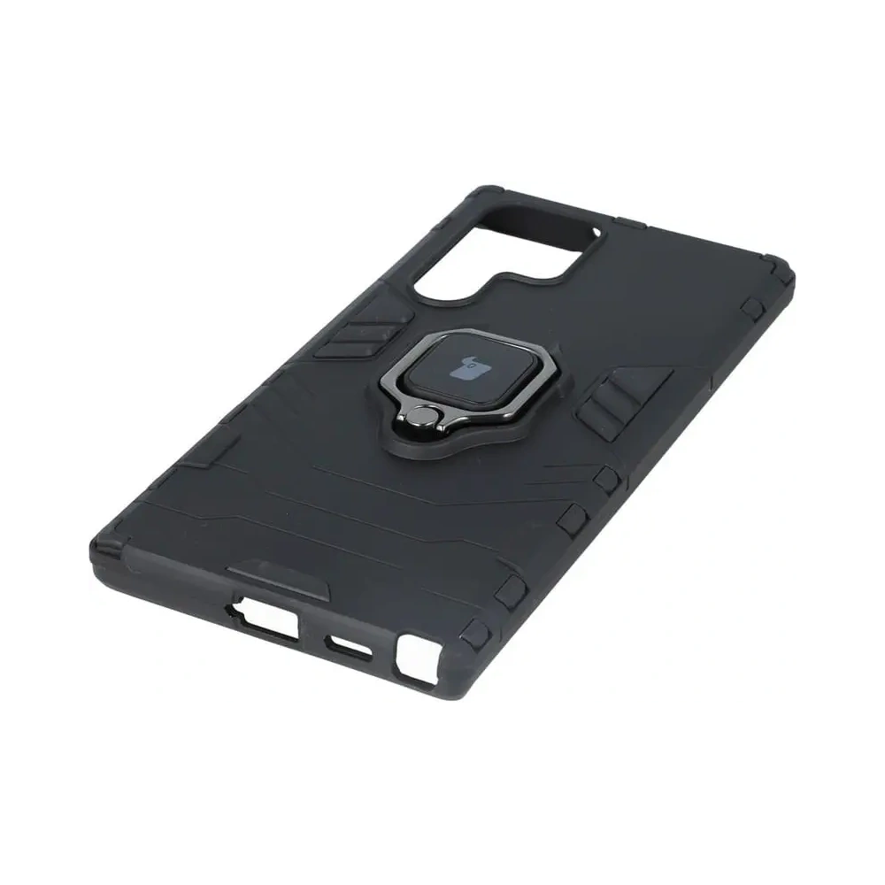 Hurtownia GSM - Etui Bizon Case Armor Ring do Galaxy S22 Ultra, czarne - BIZ7822 - {ean13} - Hurt