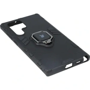 Hurtownia GSM - Etui Bizon Case Armor Ring do Galaxy S22 Ultra, czarne - BIZ7822 - {ean13} - Hurt