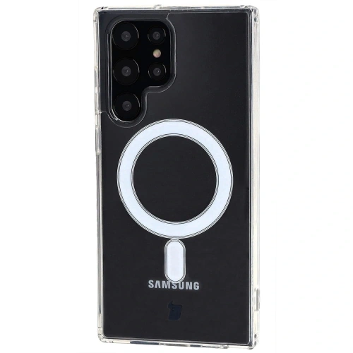 Etui Bizon Case Pure Magnetic do Samsung Galaxy S22 Ultra przezroczyste