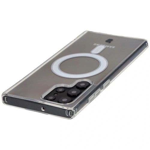 Etui Bizon Case Pure Magnetic do Samsung Galaxy S22 Ultra przezroczyste