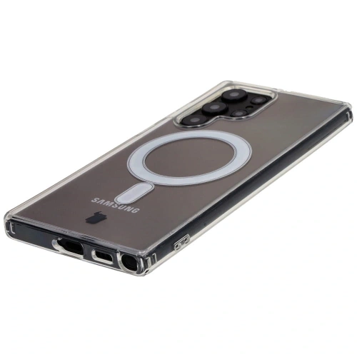 Etui Bizon Case Pure Magnetic do Samsung Galaxy S22 Ultra przezroczyste