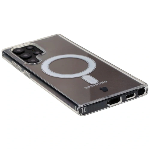 Etui Bizon Case Pure Magnetic do Samsung Galaxy S22 Ultra przezroczyste