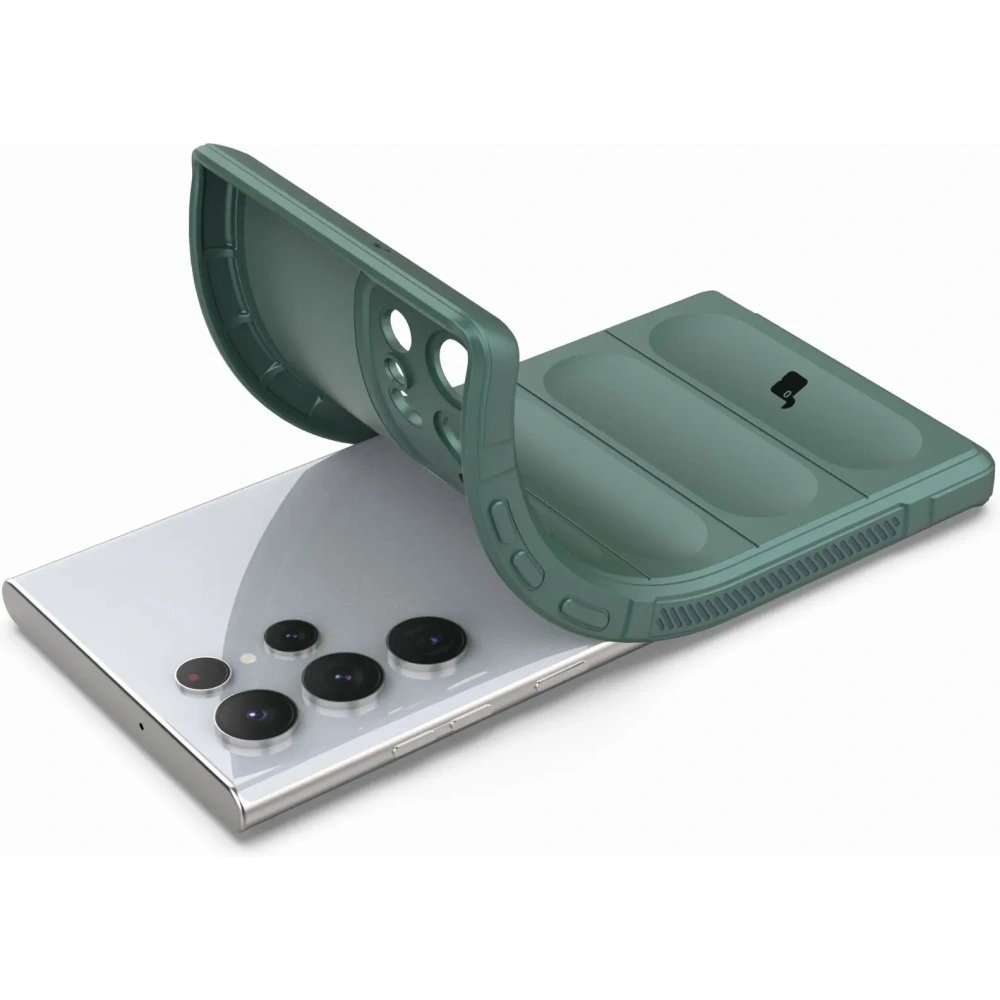 Hurtownia GSM - Pancerne etui Bizon Case Tur do Galaxy S22 Ultra, ciemnozielone - BIZ7824 - {ean13} - Hurt