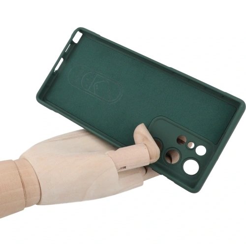 Pancerne etui Bizon Case Tur do Samsung Galaxy S22 Ultra ciemnozielone