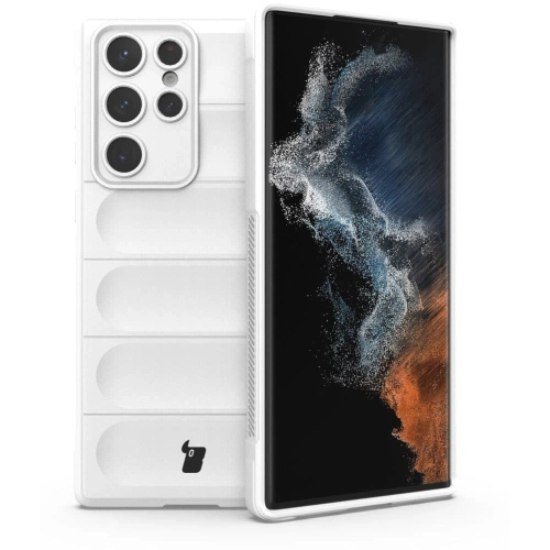 Pancerne etui Bizon Case Tur do Samsung Galaxy S22 Ultra białe