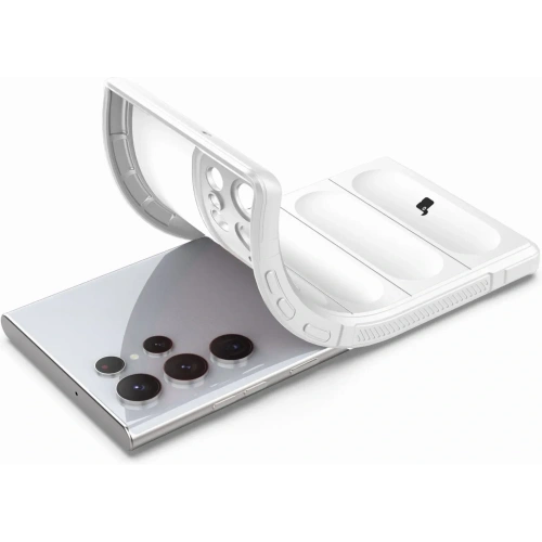 Pancerne etui Bizon Case Tur do Samsung Galaxy S22 Ultra białe