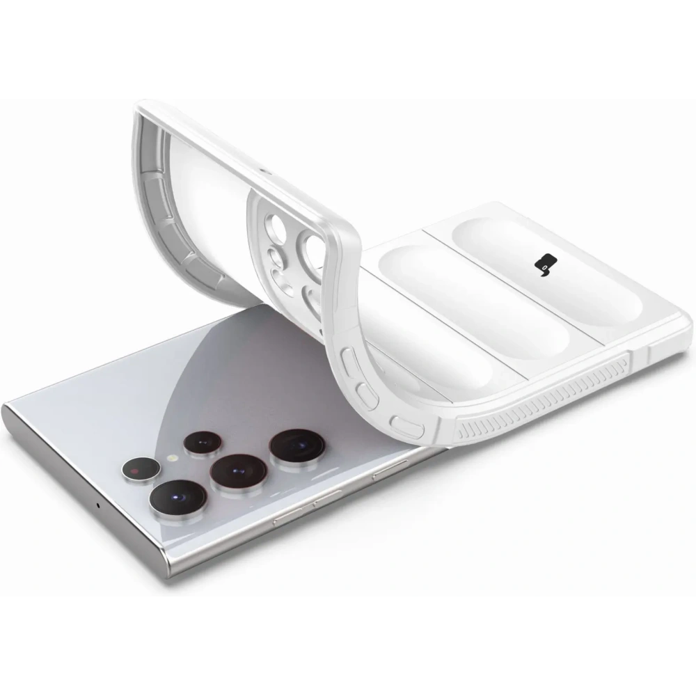 Hurtownia GSM - Pancerne etui Bizon Case Tur do Galaxy S22 Ultra, białe - BIZ7826 - {ean13} - Hurt