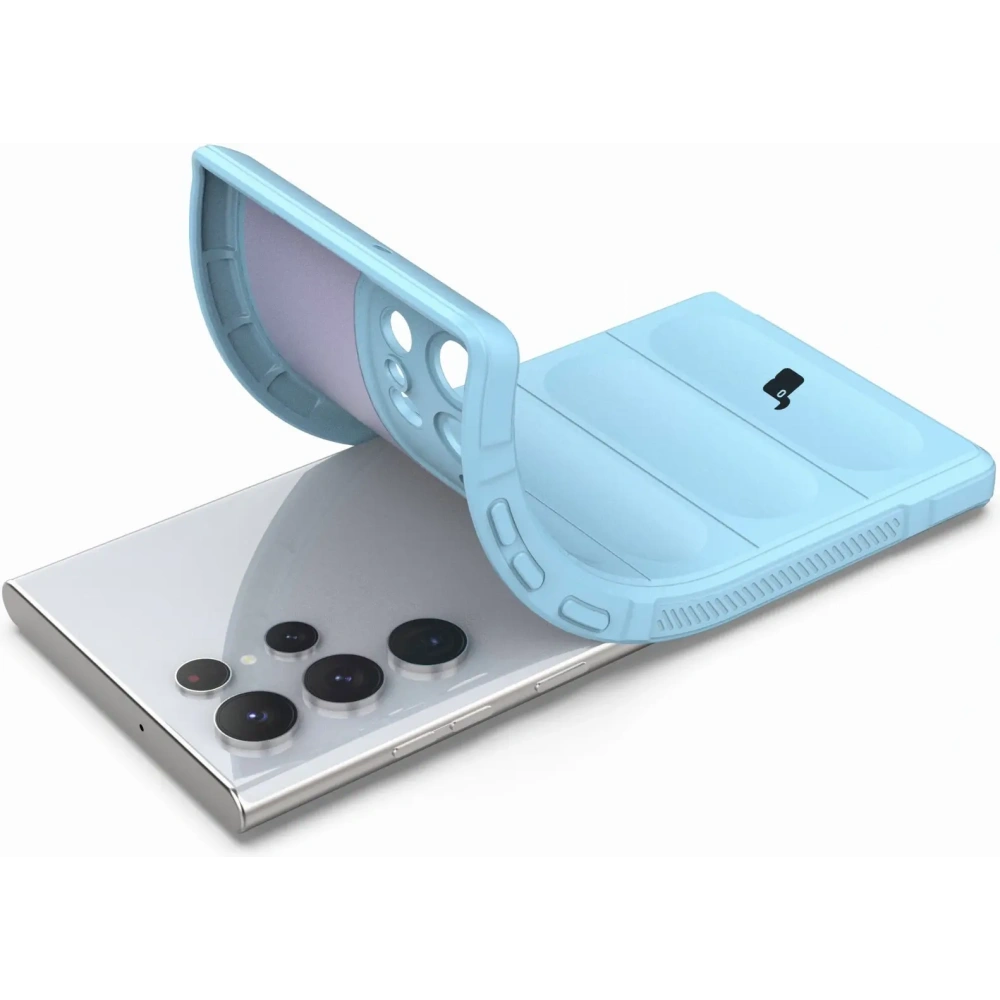 Hurtownia GSM - Pancerne etui Bizon Case Tur do Galaxy S22 Ultra, jasnoniebieskie - BIZ7827 - {ean13} - Hurt
