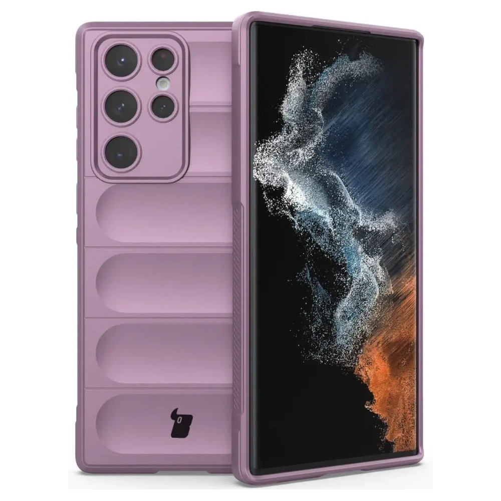 Hurtownia GSM - Pancerne etui Bizon Case Tur do Galaxy S22 Ultra, jasnofioletowe - BIZ7828 - {ean13} - Hurt