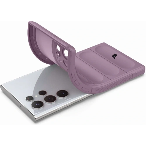 Pancerne etui Bizon Case Tur do Samsung Galaxy S22 Ultra jasnofioletowe