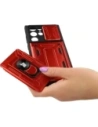 Hurtownia GSM - Bizon Case Camshield Card Slot Ring Samsung Galaxy S22 Ultra rot - BIZ7829 - {ean13} - Hurt