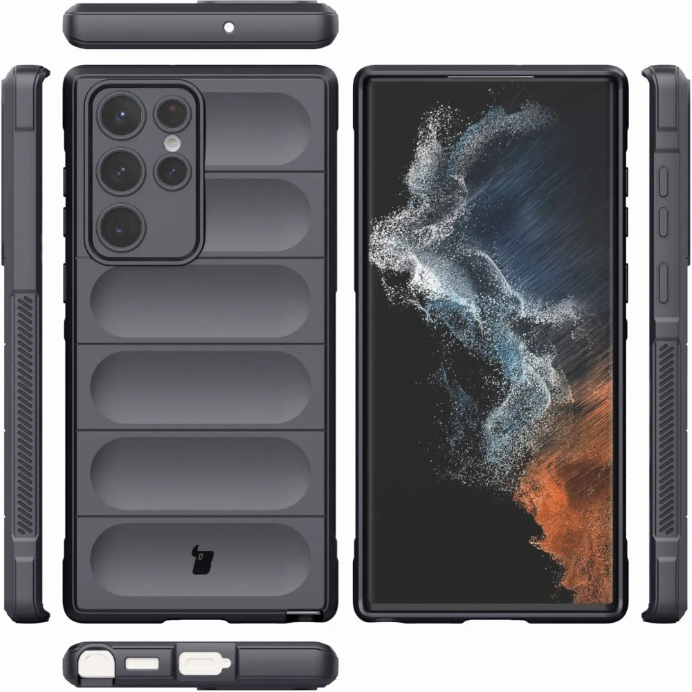 Hurtownia GSM - Pancerne etui Bizon Case Tur do Galaxy S22 Ultra, szare - BIZ7831 - {ean13} - Hurt